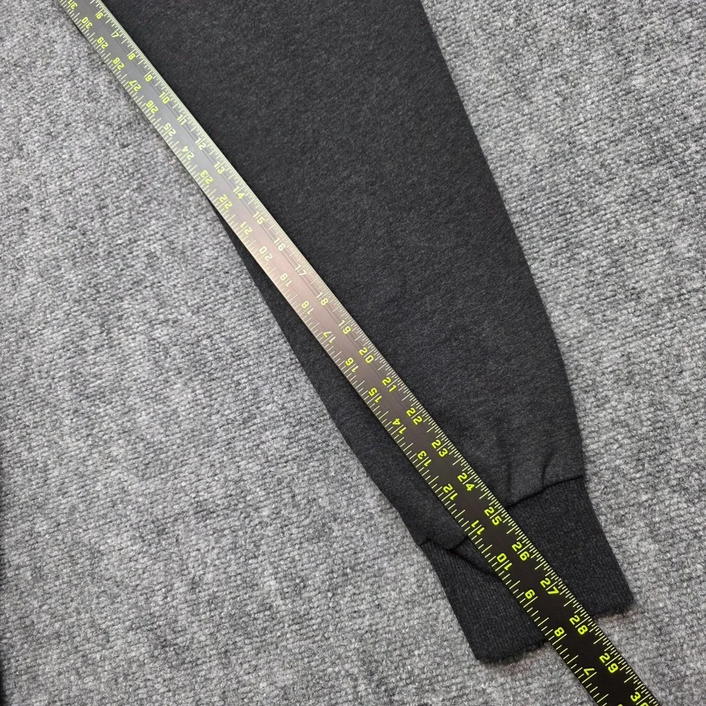True Religion Men's Joggers Large Charcoal Gray Gold Horseshoe Logo Sweatpants